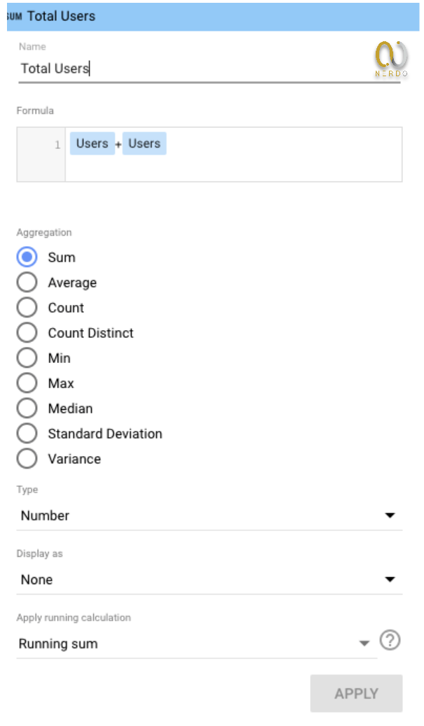 داده های ترکیبی در data studio