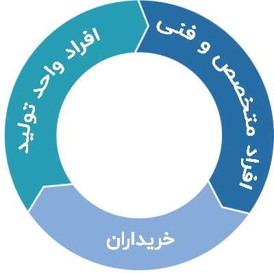 شکل 3: مدلی از واحد تصمیم گیری در فضای بازاریابی B2B